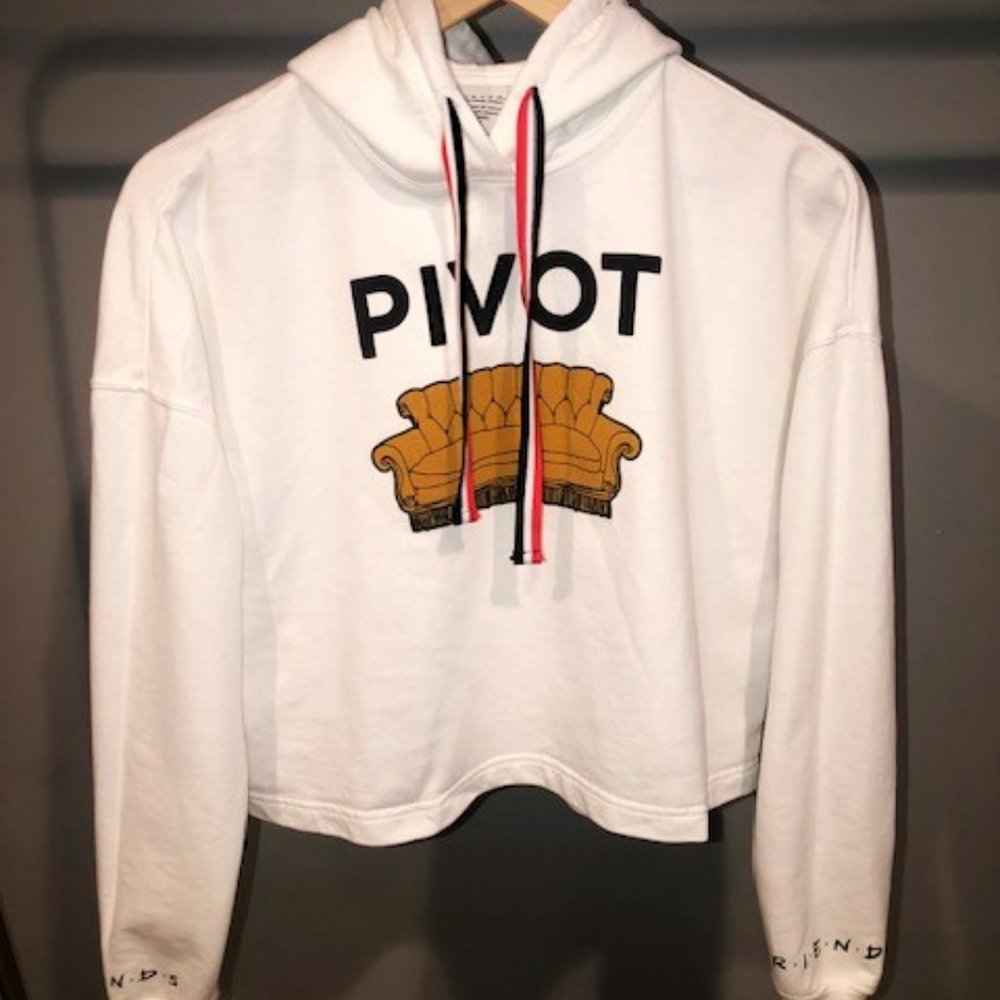 Women's Friends Pivot Crop Hoodie